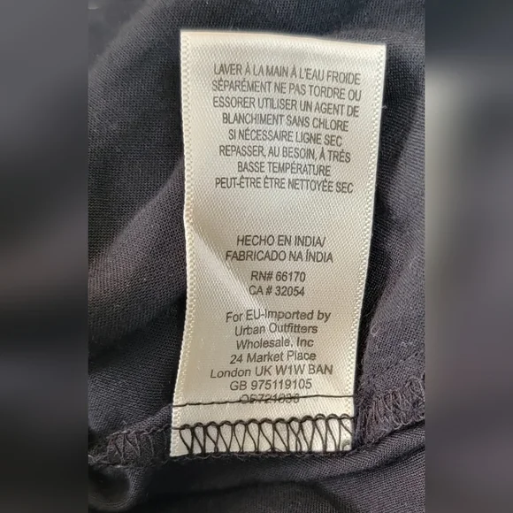 Anthropologie Maeve Anfisa Floral Embroidered Chiffon Mini Dress Womens 2 Black - Picture 15 of 16